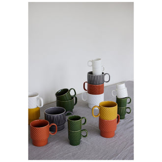 Tazza/Mug "Inka", impilabile cl 27/cm Ø8x9