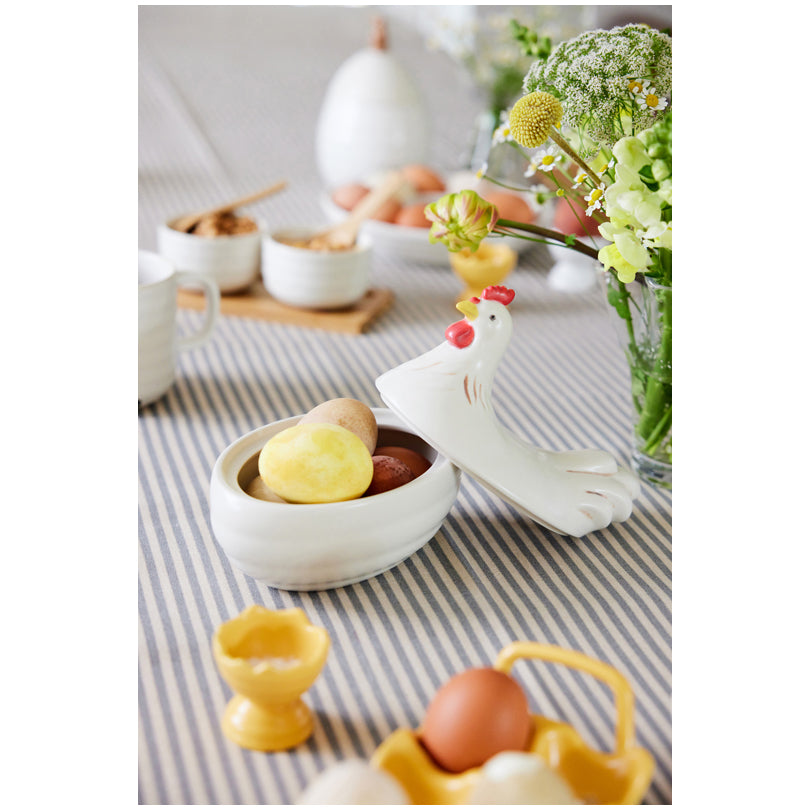 Contenitore con coniglio sul coperchio "Ellen" cm Ø11,5x18,5