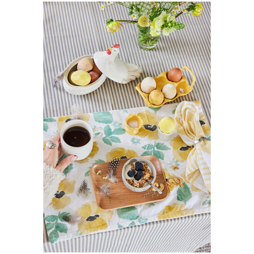 Contenitore portauova a forma di gallina "Ellen" cl 40/cm 16x15x15