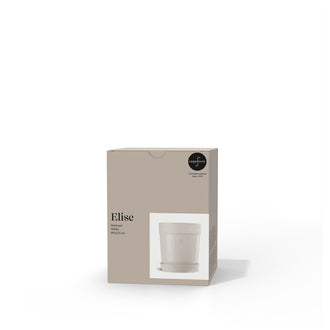 Vasetto porta erbe aromatiche con sottopiatto "Elise" cl 60/cm Ø11x13