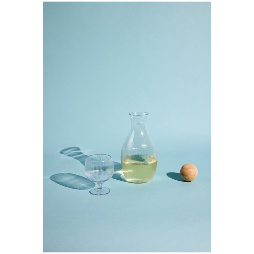 Caraffa acqua/vino con tappo in bambù l 1,4/cm Ø12x22,5