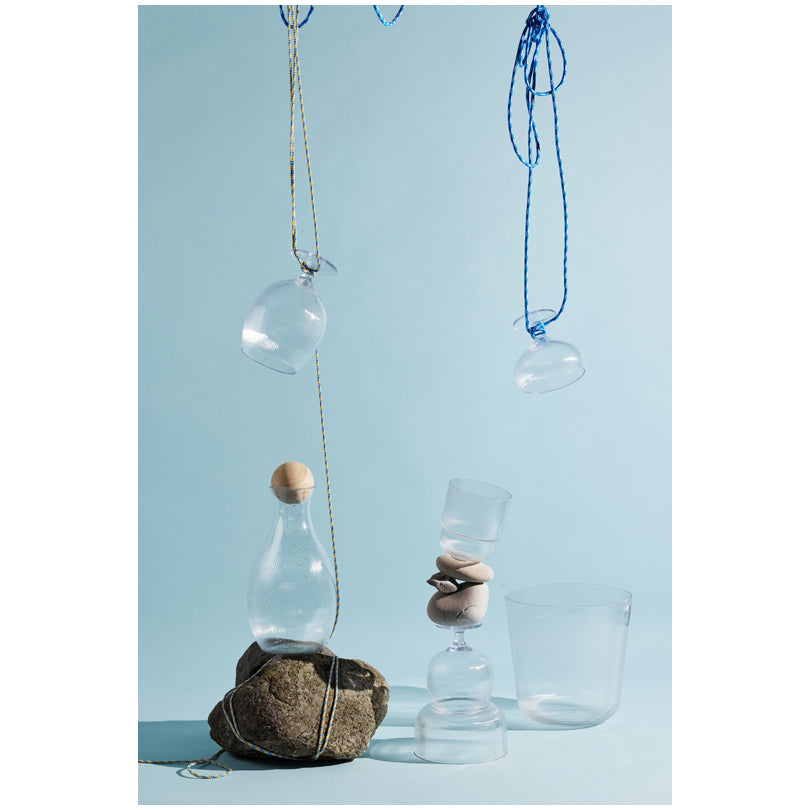 Caraffa acqua/vino con tappo in bambù l 1,4/cm Ø12x22,5