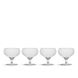 Calice champagne Coupe "Billi", confezione 4 pezzi cl 30/cm Ø10x9,5