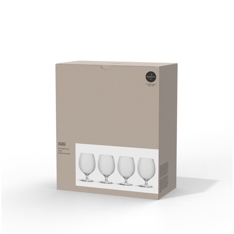 Calice birra "Billi", confezione 4 pezzi cl 50/cm Ø10x14,5