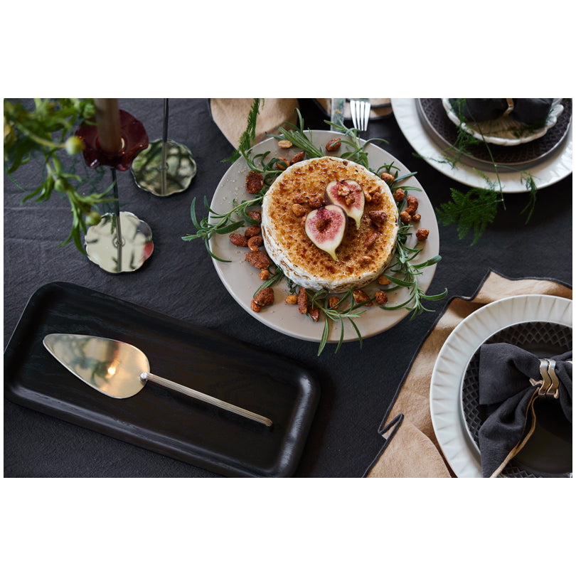 Piatto snack rettangolare "Hanna" cm 34x15x1