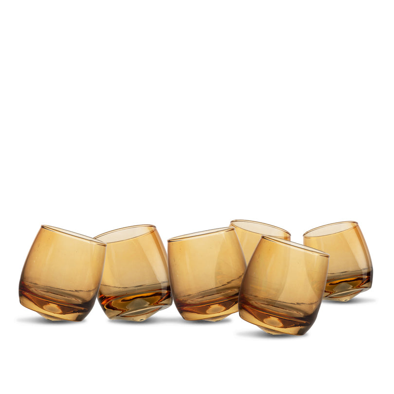 Bicchiere whisky "Rocking", confezione 6 pezzi cl 30/cm Ø8x9