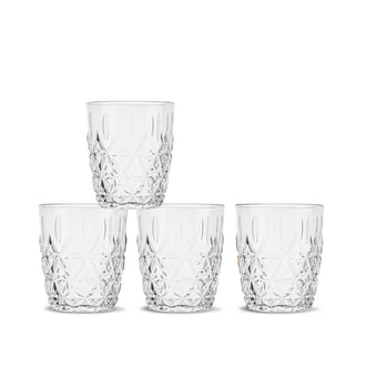 Bicchiere acqua "Picnic Juni", confezione 4 pezzi cl 28/cm Ø8x10