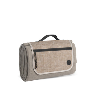 Plaid/coperta picnic "City" con retro impermeabile, maniglia e tasca con zip per riporre chiavi, portafoglio o cellulare cm 130x170