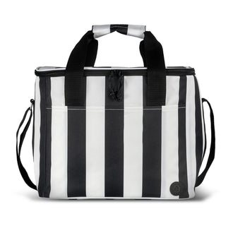 Borsa termica grande "City Stripe" con maniglia e tracolla regolabile l 20/cm 34x24x28