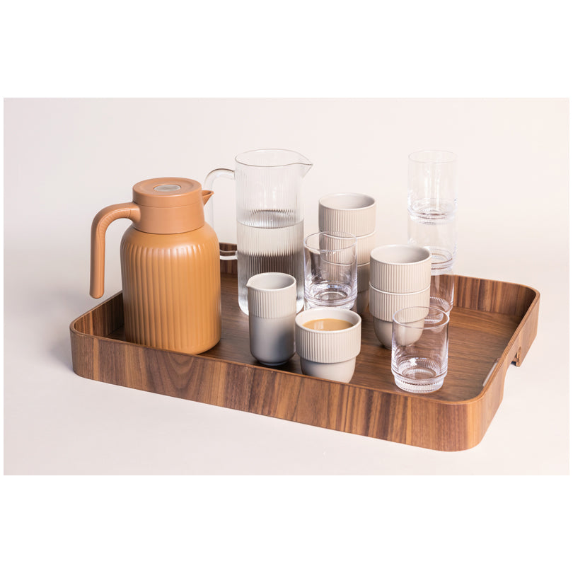 Vassoio per servire con 2 manici "Hanna", grande cm 55x40x6