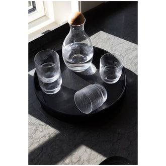 Vassoio per servire tondo con 2 manici "Hanna" cm Ø35x5