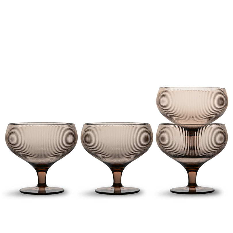 Calice champagne Coupe "Billi", confezione 4 pezzi ml 300/cm Ø10x9,5
