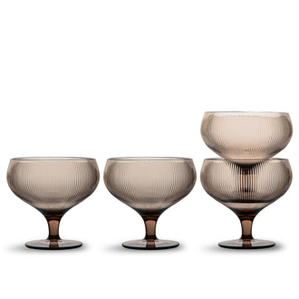 Calice champagne Coupe "Billi", confezione 4 pezzi ml 300/cm Ø10x9,5