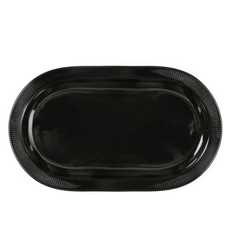 Piatto portata ovale "Inka" cm 34x20x2,5