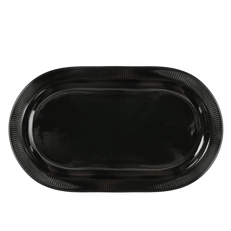 Piatto portata ovale "Inka" cm 34x20x2,5