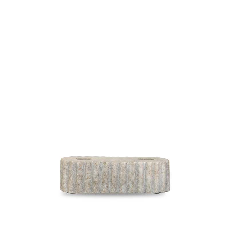 Portacandele per 2  candele cilindriche "Sten" cm 15x6x4