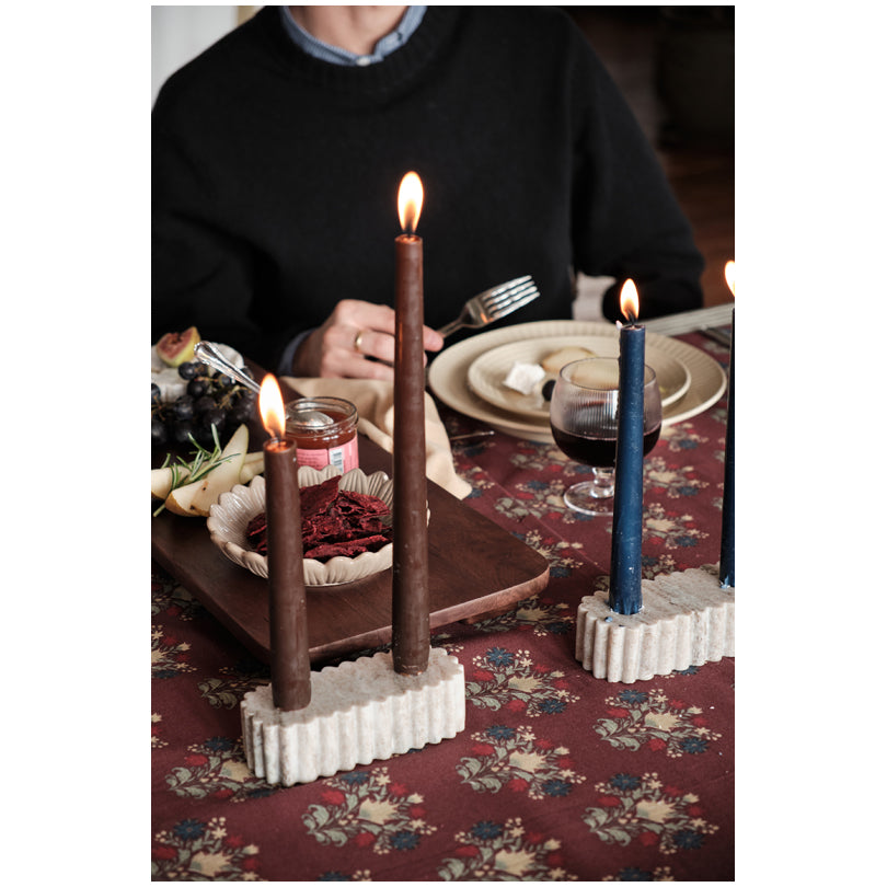 Portacandele per 2  candele cilindriche "Sten" cm 15x6x4