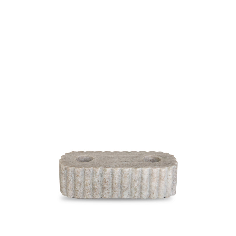 Portacandele per 2  candele cilindriche "Sten" cm 15x6x4