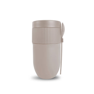 Portavivande/Lunchbox termico con cucchiaio in dotazione "Ted" ml 320/cm Ø7,5x15
