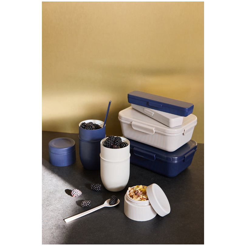 Portavivande/Lunchbox termico con cucchiaio in dotazione "Ted" ml 320/cm Ø7,5x15