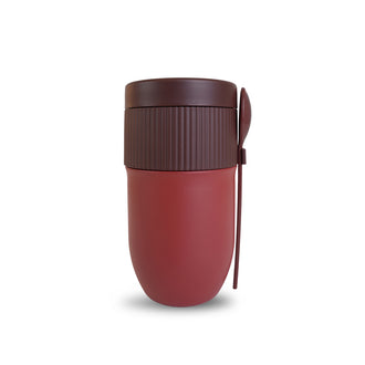 Portavivande/Lunchbox termico con cucchiaio in dotazione "Ted" ml 320/cm Ø7,5x15