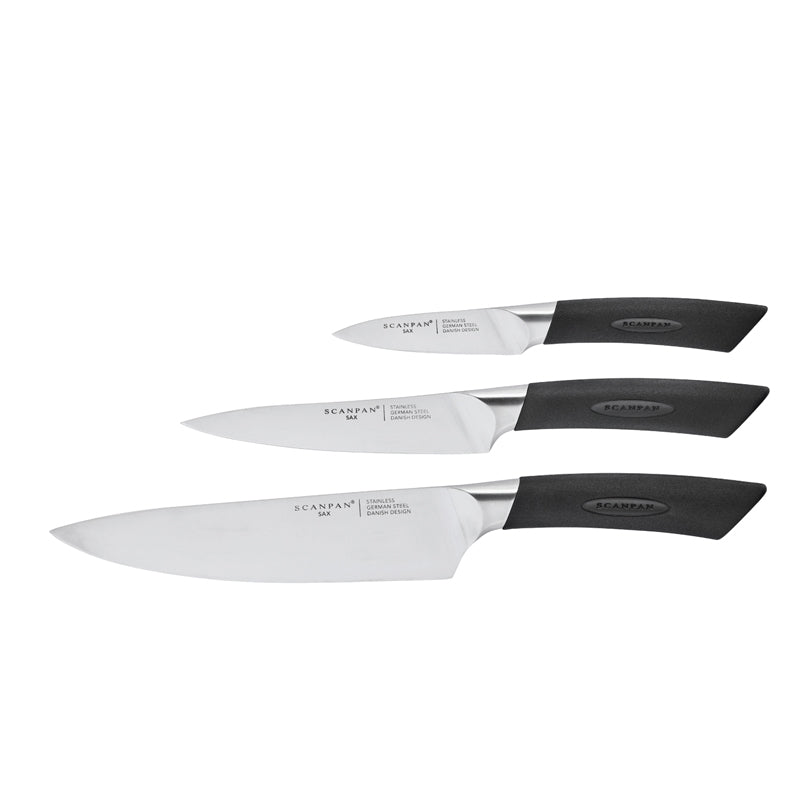 Set 3 coltelli da cuicna "Sax" cm 20/15/9