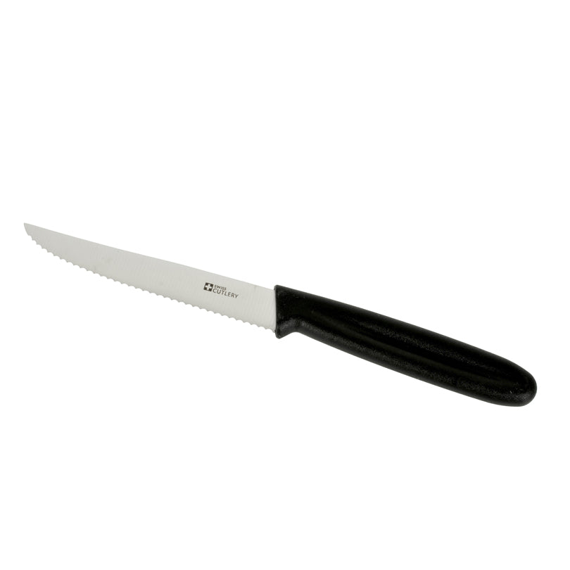 Coltello da bistecca "Swiss Cutlery" con filo ondulato cm 11/21,5