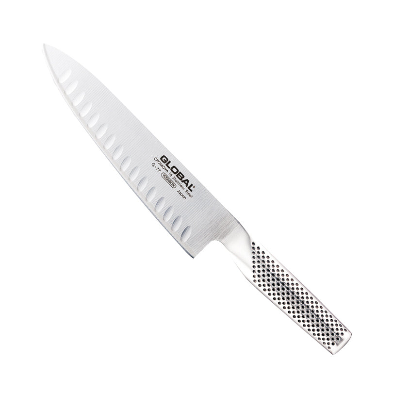 Coltello da cucina con lama alveolata G-77 cm 20/33