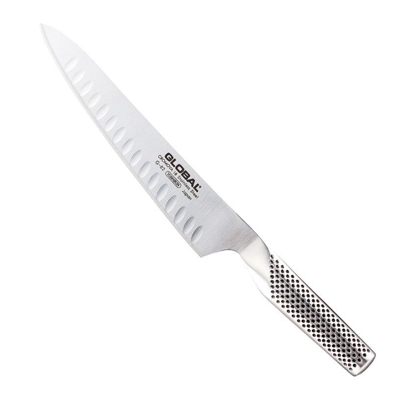 Coltello arrosto/per trinciare con lama alveolata G-82 cm 21/34