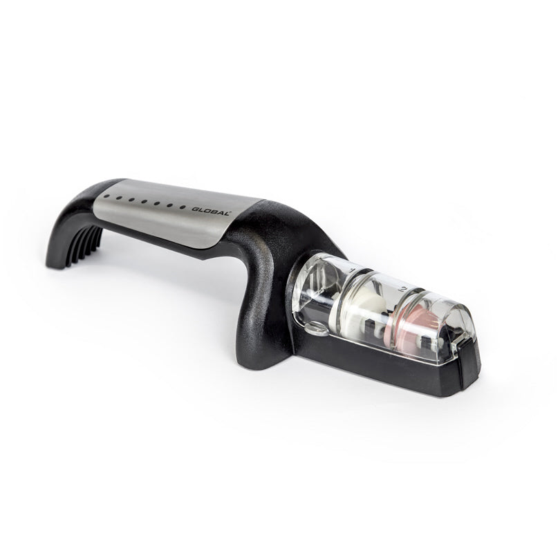 Affilacoltelli con 2 mole affilatrici in ceramica in diverse granularità G-91/SB cm 23,5x8,5x6