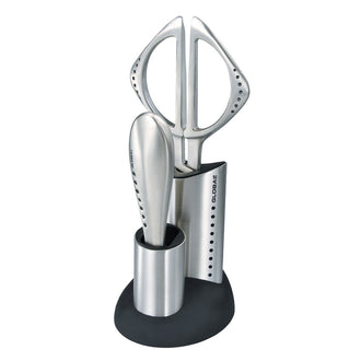 Forbice cucina e pelaverdure con pratico supporto GS-104 cm 8,5x11x22,5