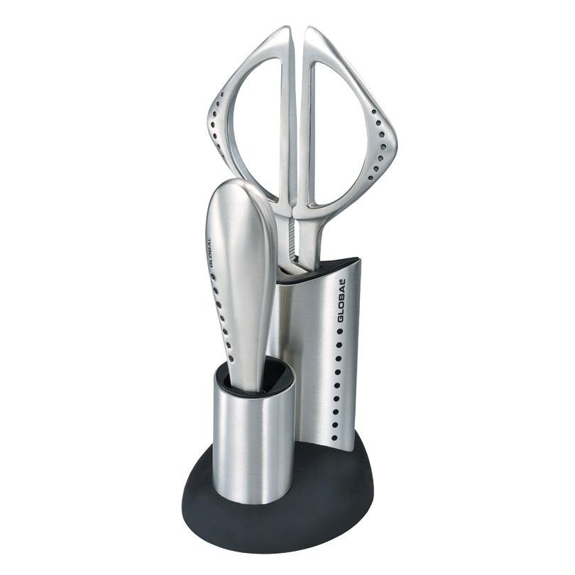 Forbice cucina e pelaverdure con pratico supporto GS-104 cm 8,5x11x22,5