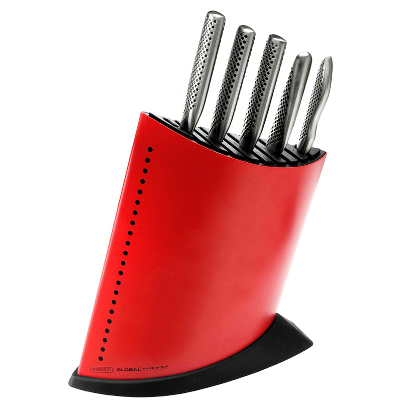 Ceppo coltelli per 9 coltelli GKB-52/CR cm 25,5x11x27
