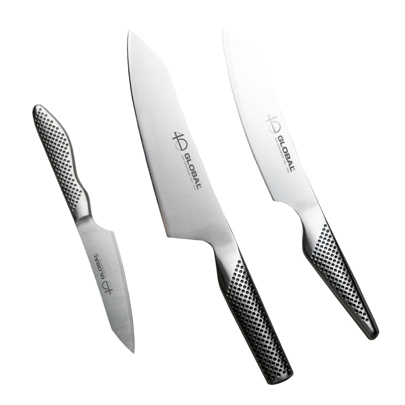 Set 3 coltelli "40th Anniversary Global" 3-teilig (G-4AN - GS-58AN - GS-110AN) cm 18/15/11