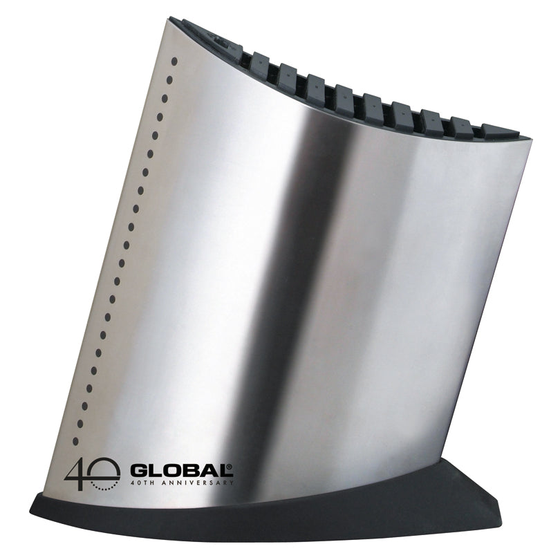 Ceppo coltelli per 9 coltelli "40th Anniversary Global" cm 25,5x11x27,5