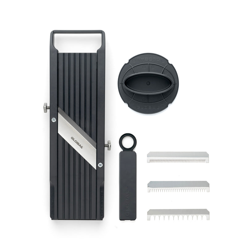 GSL-64/BC Mandolina/Affettaverdure by Benriner con 3 lame intercambiabili e custodia per lame mm 64/cm 32,5