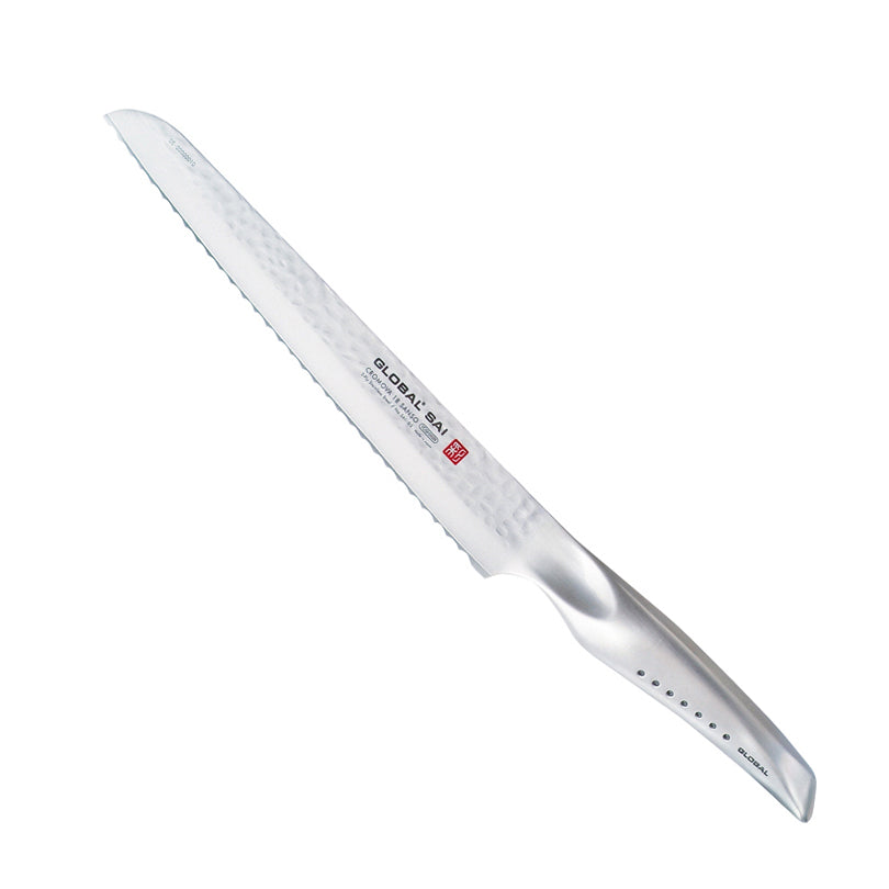 Coltello pane "Sai" martellato per destrorsi SAI-05 cm 23/38