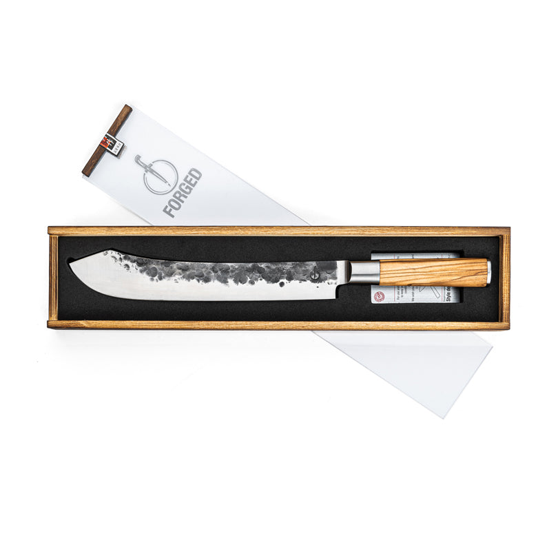 Coltello da macellaio "Forged - Olive" cm 25/39
