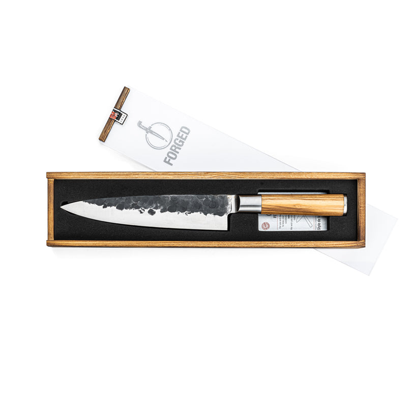 Coltello chef "Forged - Olive" cm 20/34