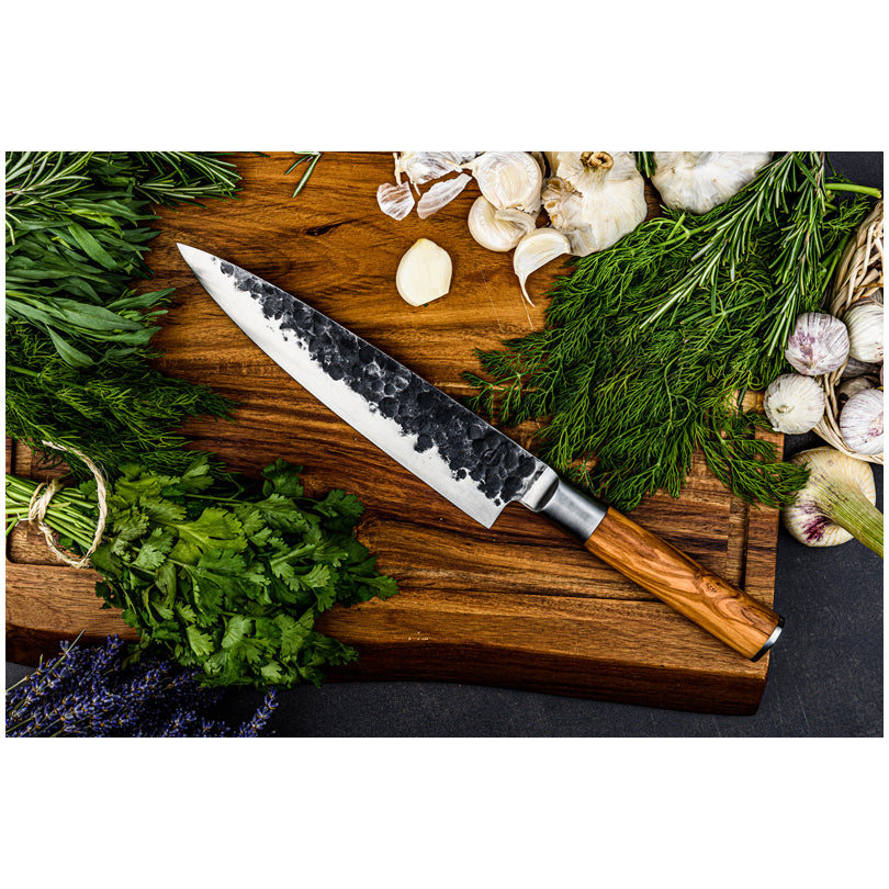 Coltello chef "Forged - Olive" cm 20/34