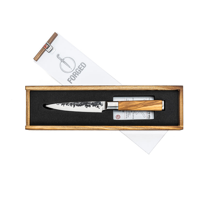 Coltello multiuso "Forged - Olive" cn 13/25,5
