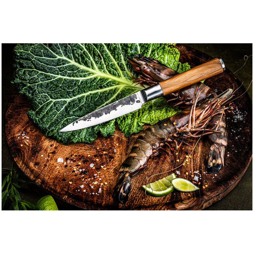 Coltello multiuso "Forged - Olive" cn 13/25,5