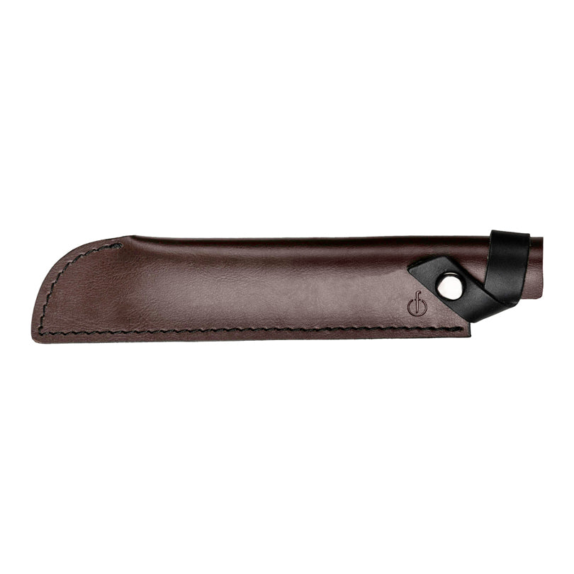 Coprilama in pelle per coltello pane "Forged" cm 20