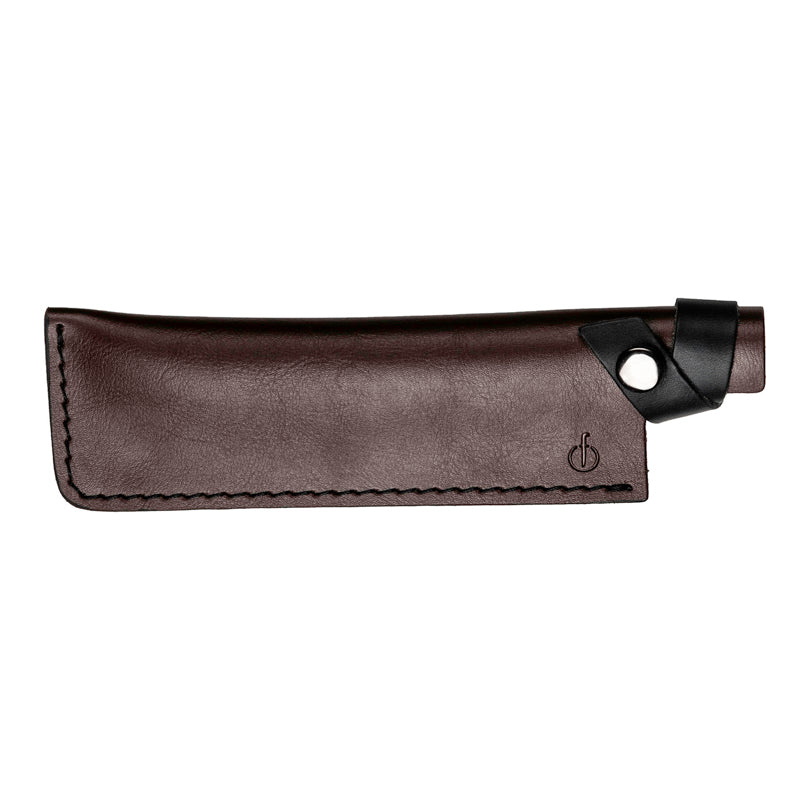 Coprilama in pelle per coltello verdure "Forged" cm 18