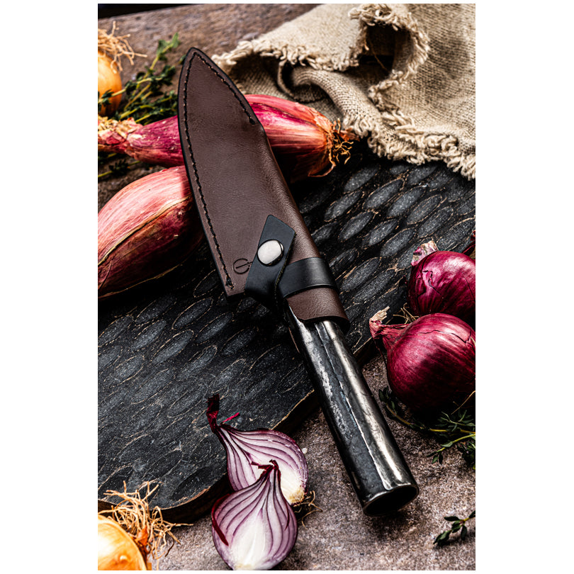 Coprilama in pelle per coltello chef "Forged" cm 20