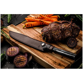 Coprilama in pelle per coltello da intaglio "Forged" cm 20