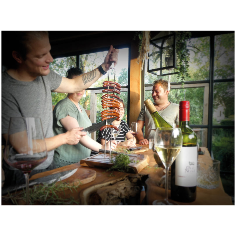 Spiedo doppio a forchetta "Forged - Churrasco" cm 50