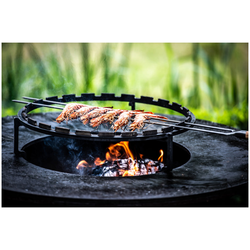 Spiedo doppio a forchetta "Forged - Churrasco" cm 60