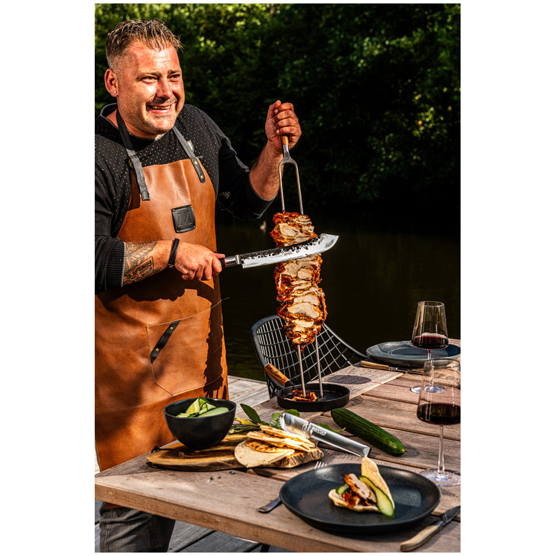 Spiedo doppio a forchetta "Forged - Churrasco" cm 70