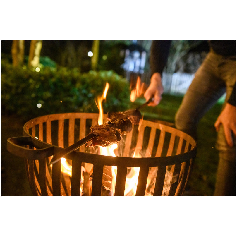 Spiedo a forma di V "Forged - Churrasco" cm 50